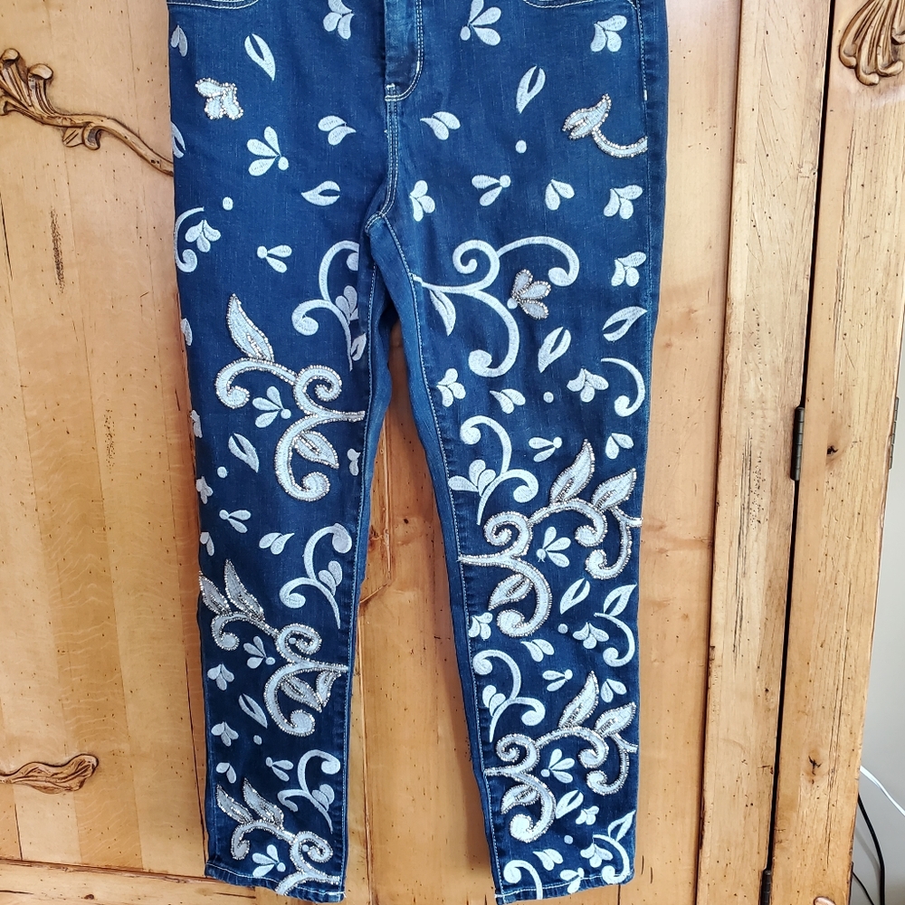 Chicos embellished jeans